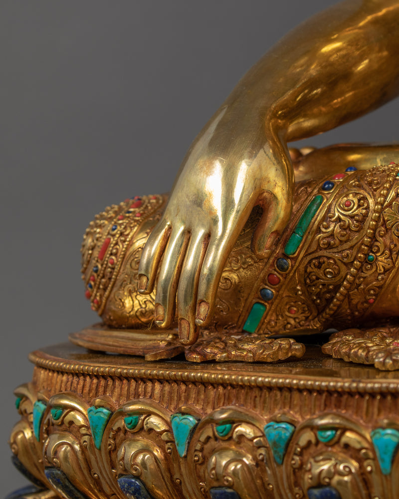 Large Shakyamuni Buddha Statue | Traditionally Hand Carved Buddhist Art