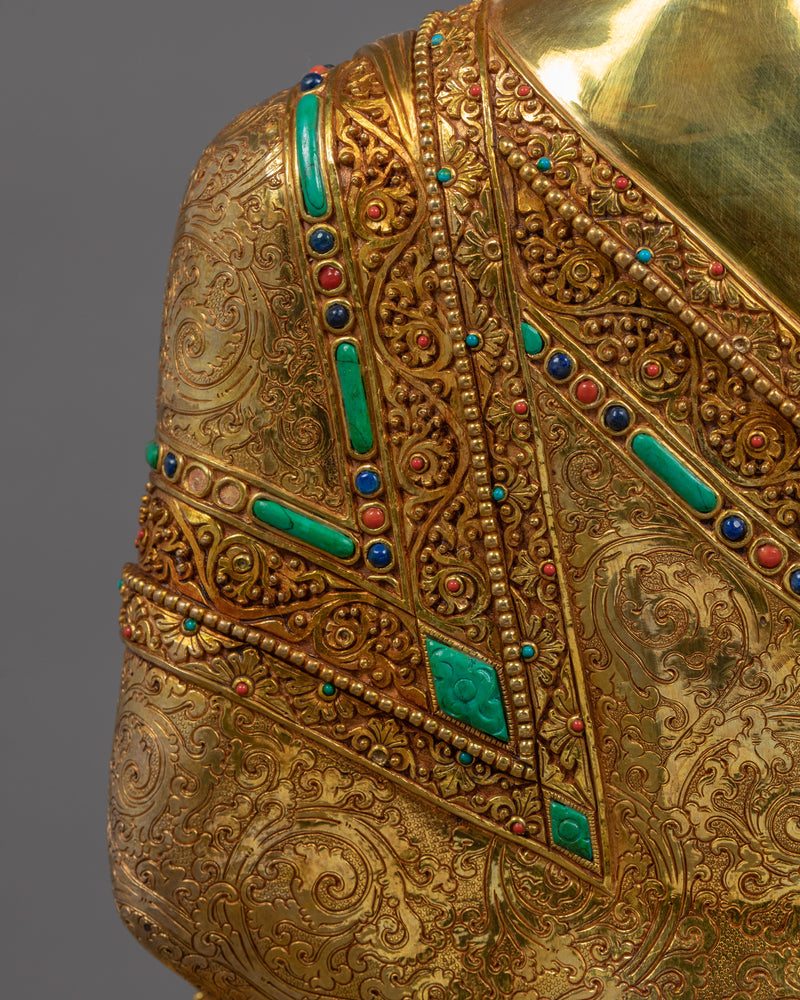 Large Shakyamuni Buddha Statue | Traditionally Hand Carved Buddhist Art