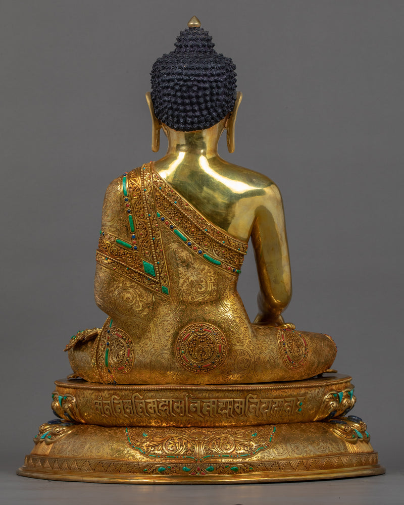 Large Shakyamuni Buddha Statue | Traditionally Hand Carved Buddhist Art
