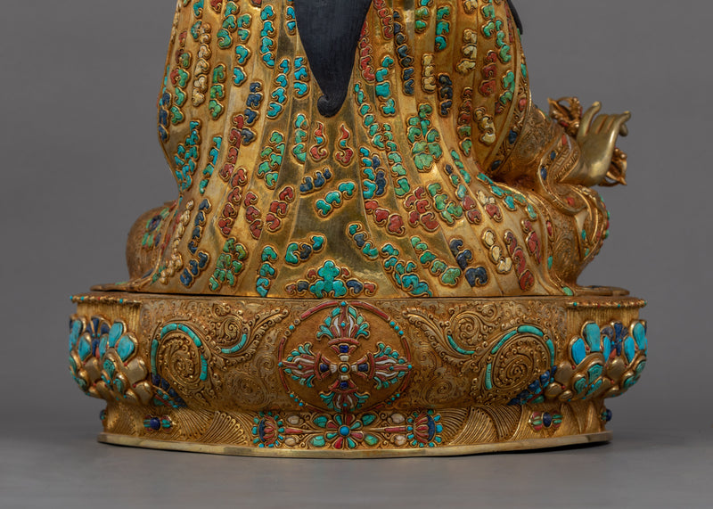 Large Guru Rinpoche Statue | Traditional Himalayan Art