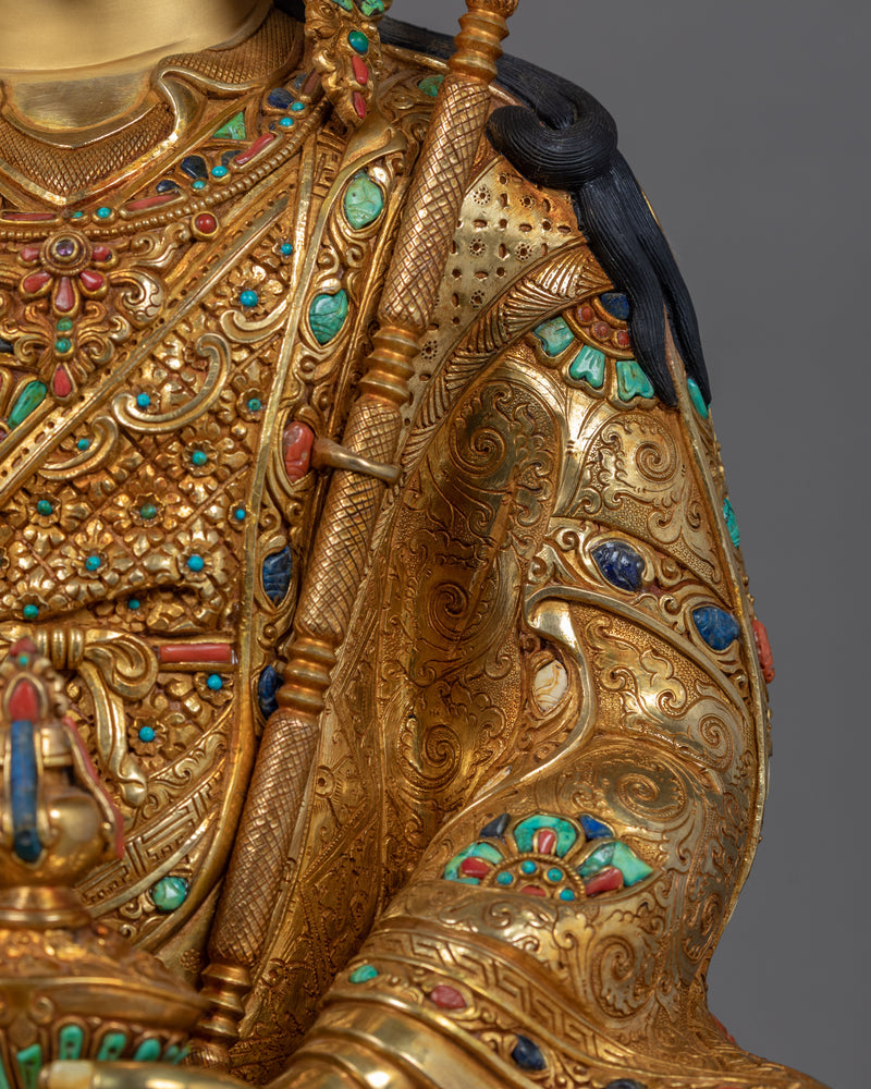 Large Guru Rinpoche Statue | Traditional Himalayan Art
