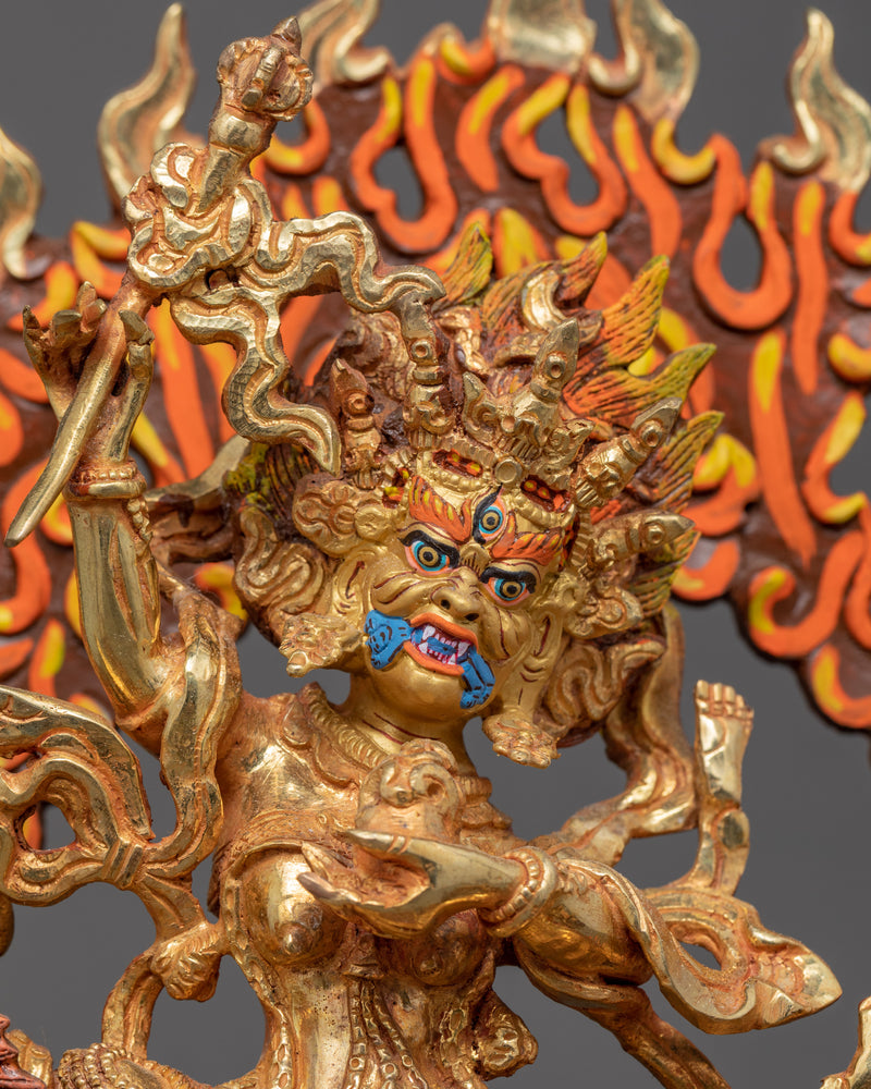 Palden Lhamo Statue | Traditional Himalayan Buddhist Art