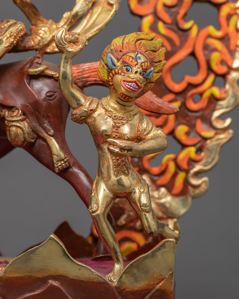 Palden Lhamo Statue | Traditional Himalayan Buddhist Art