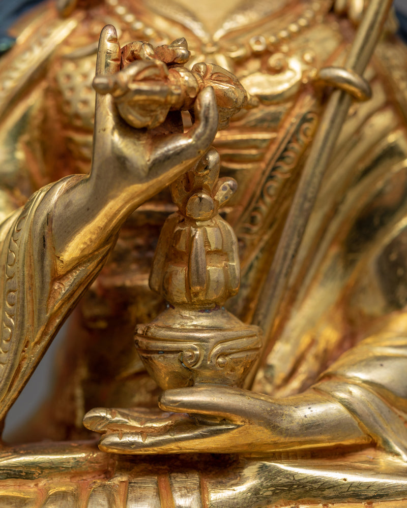 Guru Padmasambhava Artwork | Traditionally Hand Carved Statue