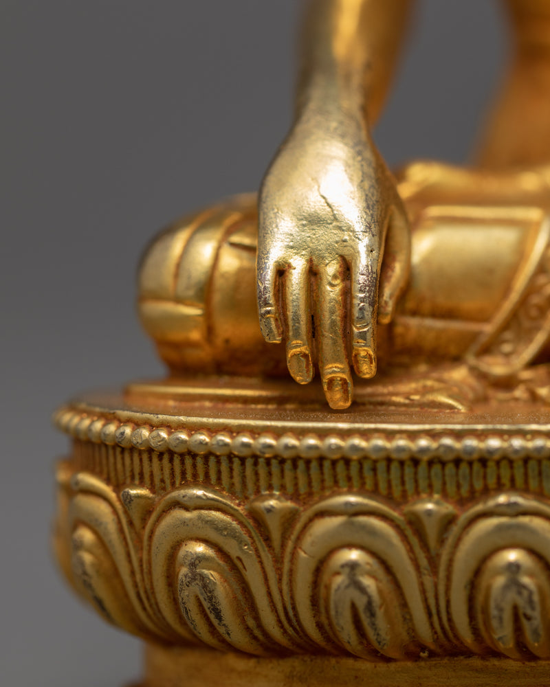 Small Shakyamuni Buddha Art | Traditional Buddhist Statue