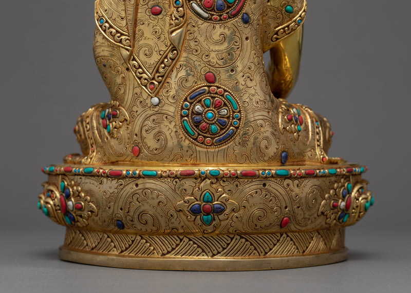 The Shakyamuni Buddha Art | Traditional Himalayan Statue