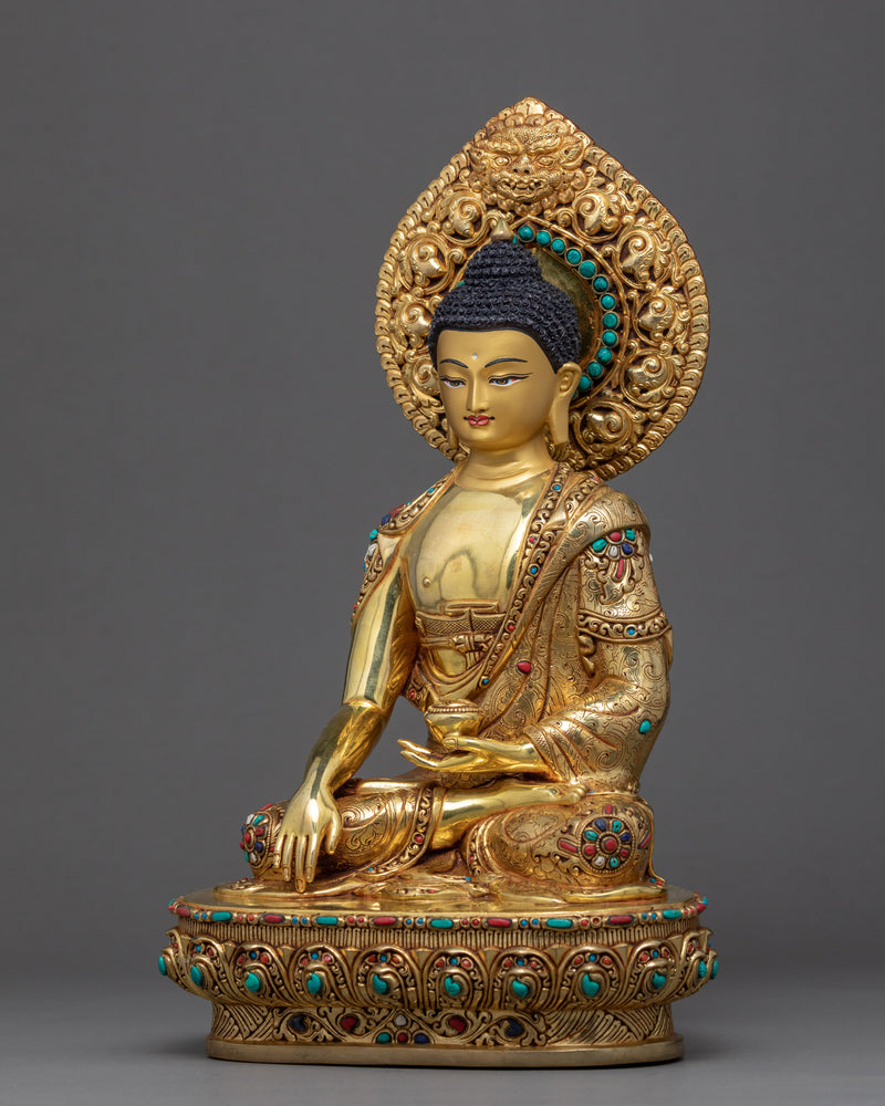 The Shakyamuni Buddha Art | Traditional Himalayan Statue