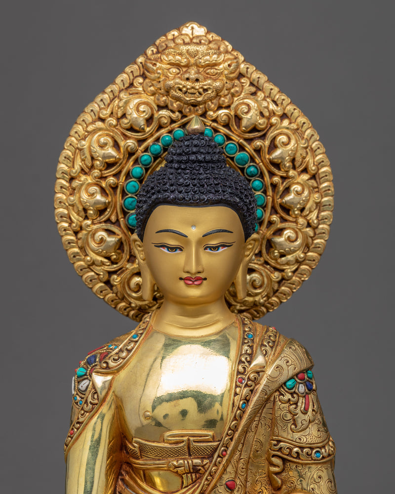 The Shakyamuni Buddha Art | Traditional Himalayan Statue