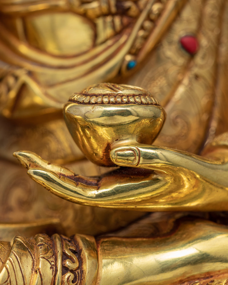 The Shakyamuni Buddha Art | Traditional Himalayan Statue