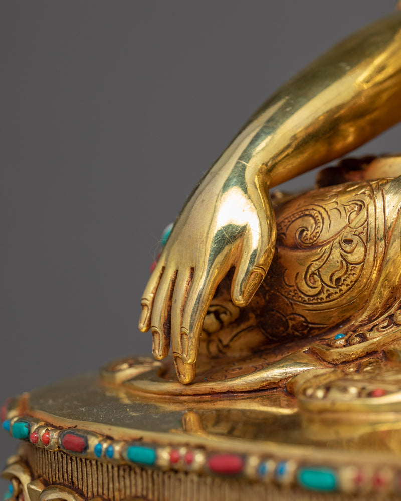 The Shakyamuni Buddha Art | Traditional Himalayan Statue