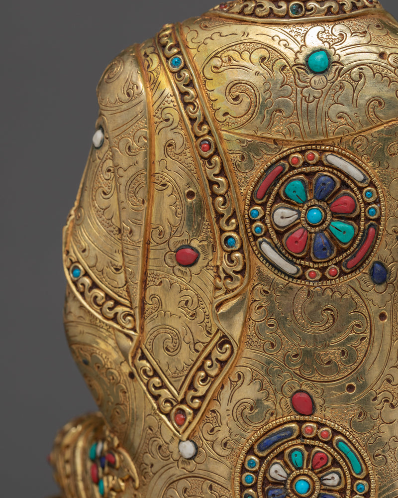 The Shakyamuni Buddha Art | Traditional Himalayan Statue