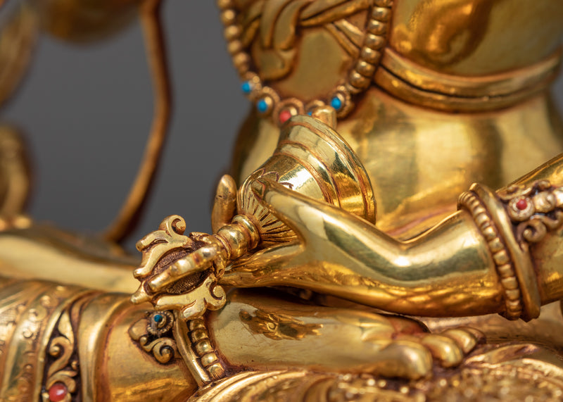 Vajrasattva Sculpture | Finely Hand Carved Buddhist Statue