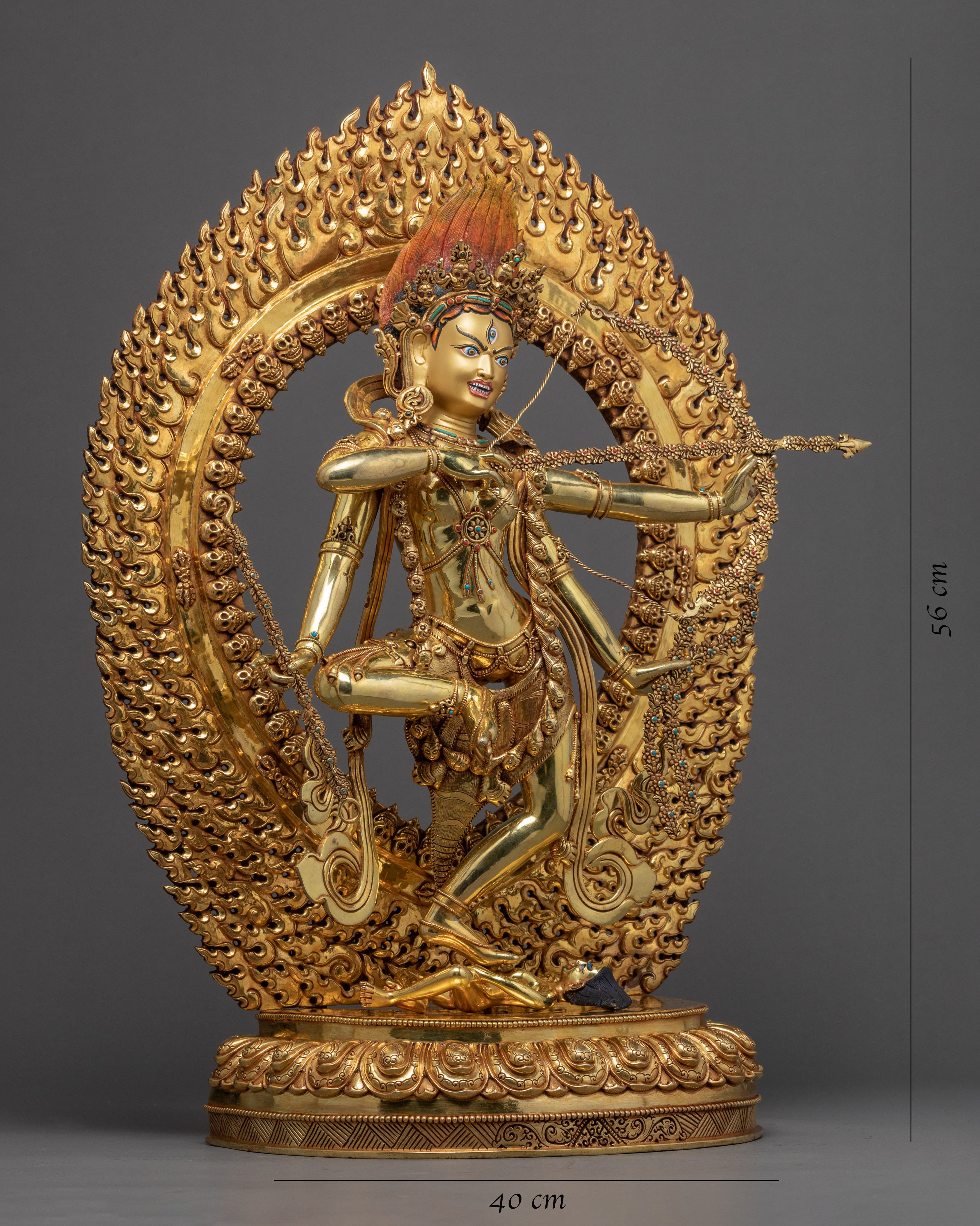 Kurukulla Dakini Sculpture | Handmade Himalayan Art