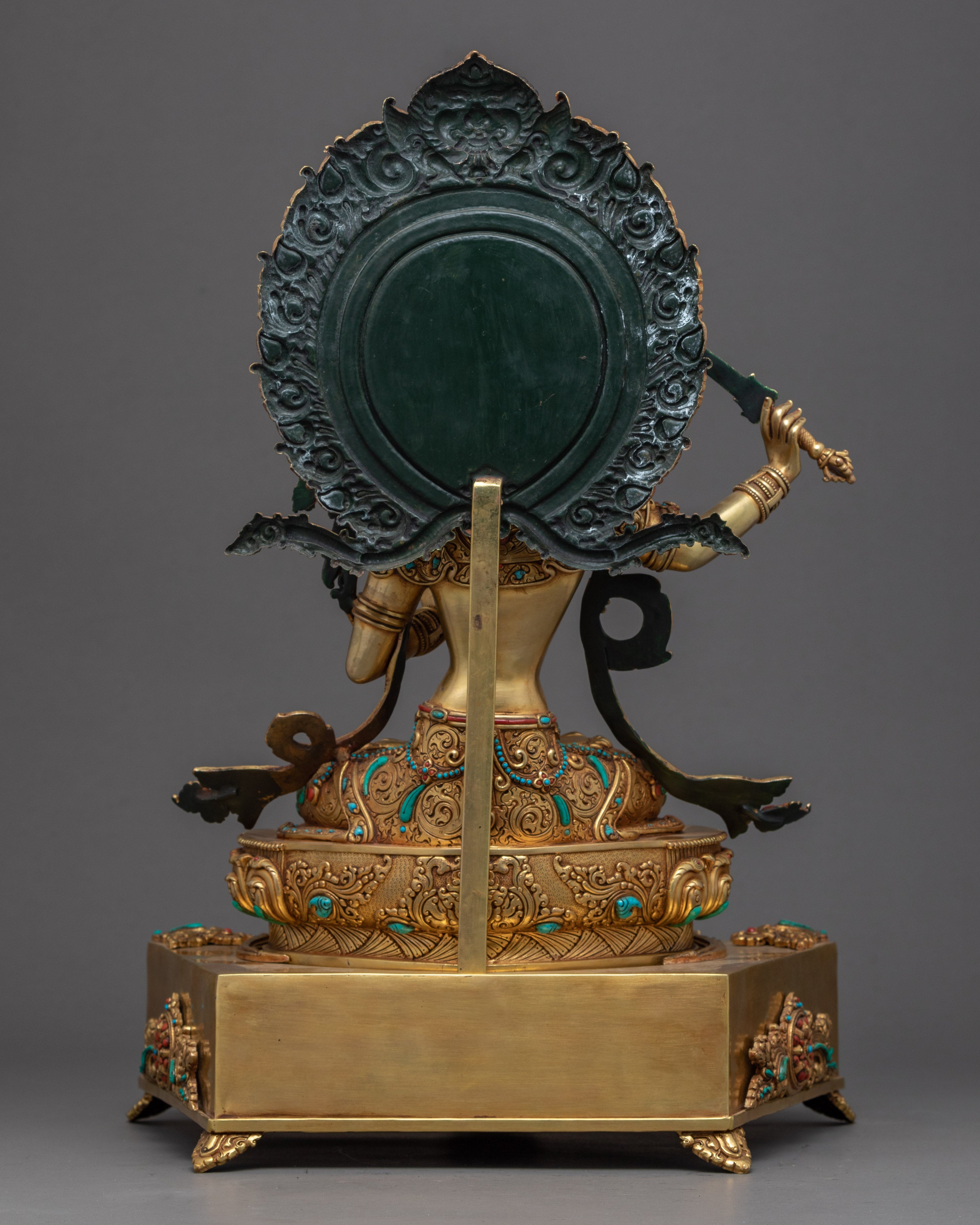 Manjushri Wisdom Deity Statue | Handmade Buddhist Art