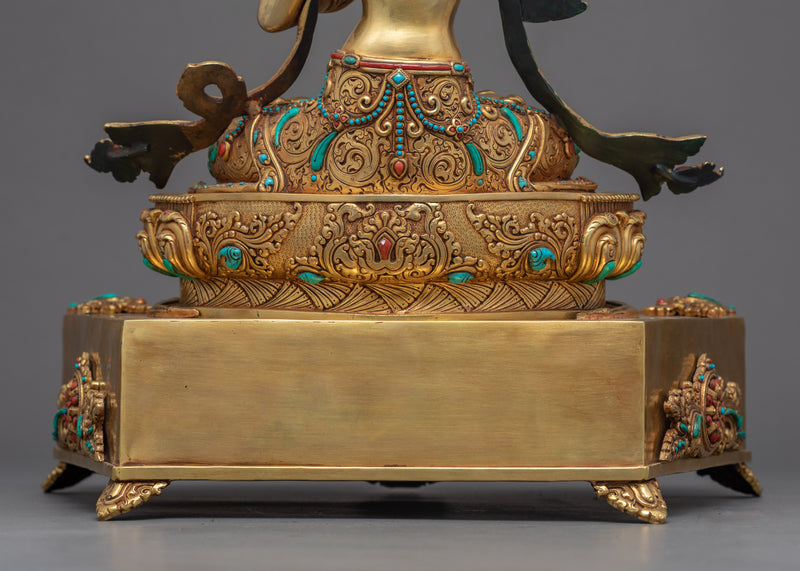 Manjushri Wisdom Deity Statue | Handmade Buddhist Art