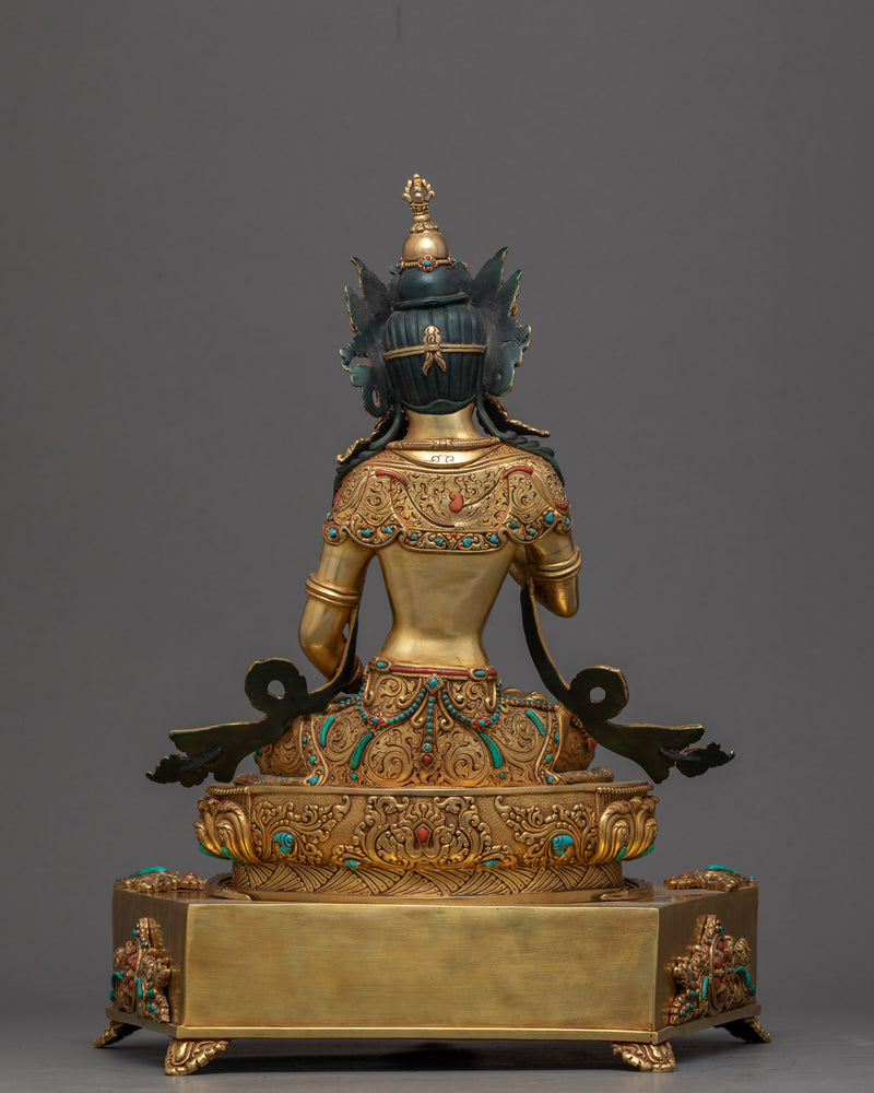 Tibetan Dorje Sempa Statue | Bodhisattva Vajrasattva Art