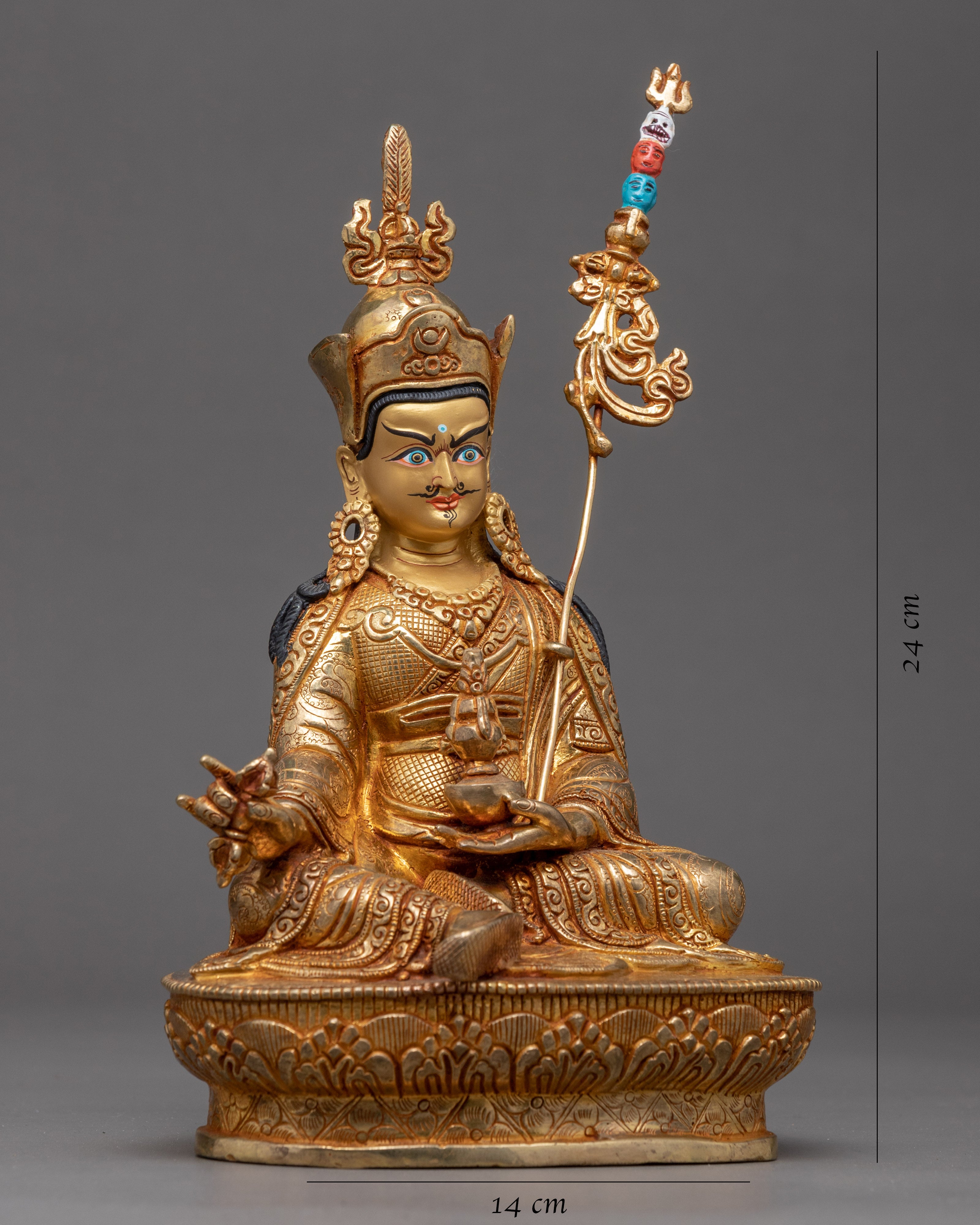Padmasambhava Guru Statue | Handmade Tibetan Guru Rinpoche