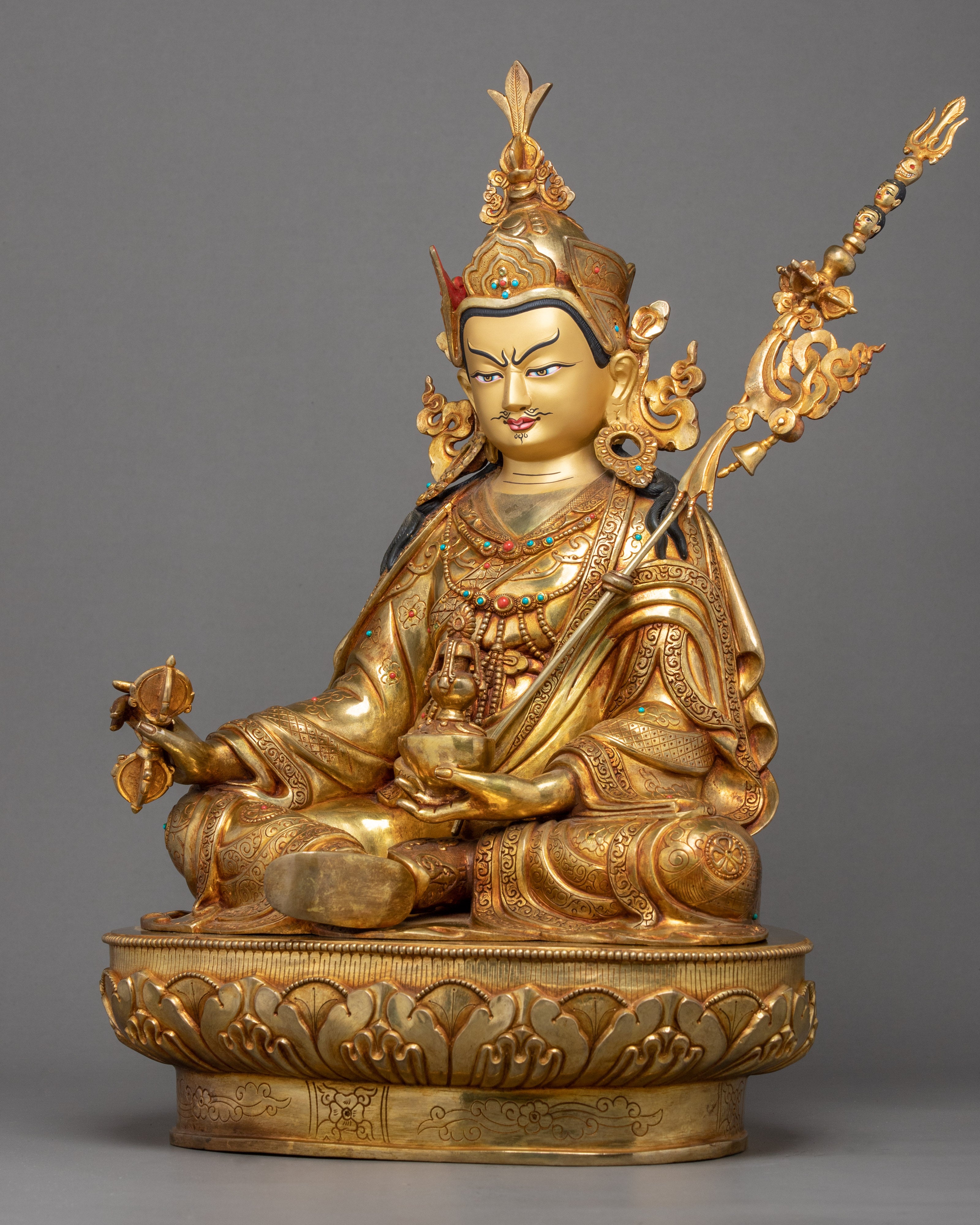 Statue of Guru Rinpoche | Tibetan Guru Padmasambhava
