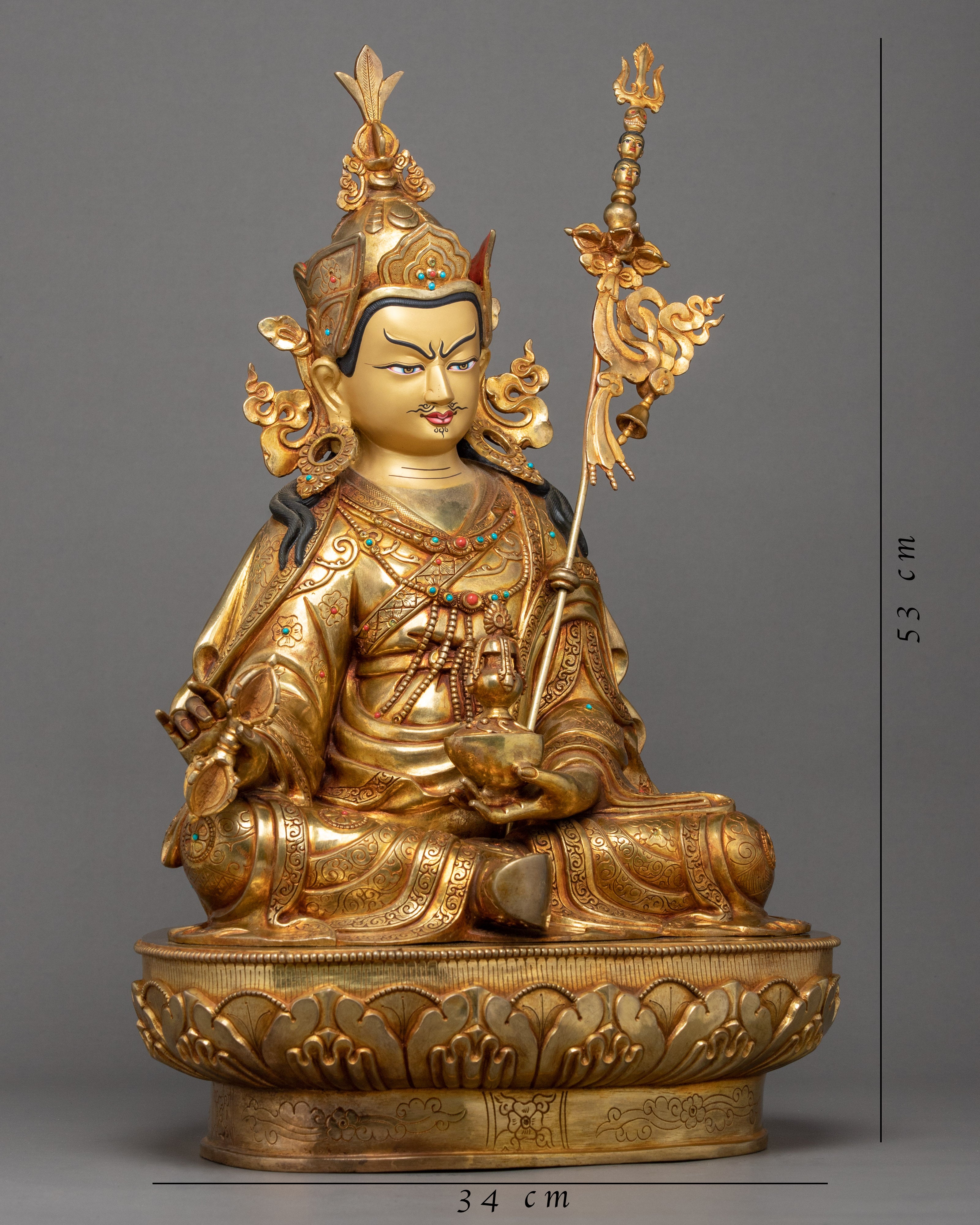Statue of Guru Rinpoche | Tibetan Guru Padmasambhava