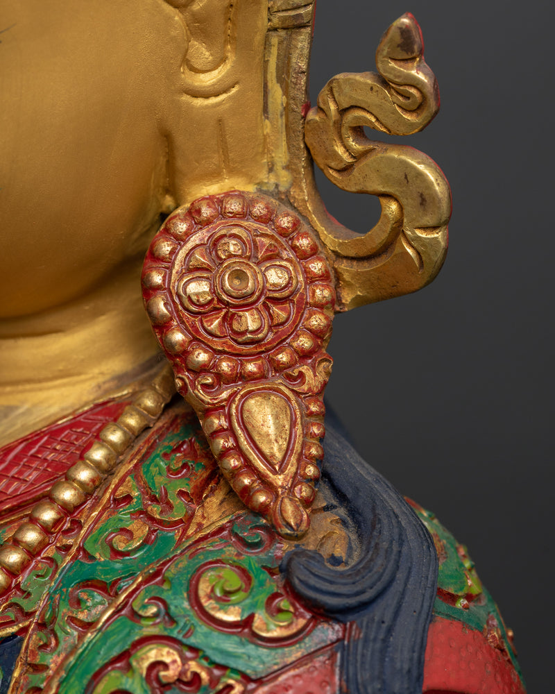 Padmasambhava Guru Sculpture | Buddhist Himalayan Art