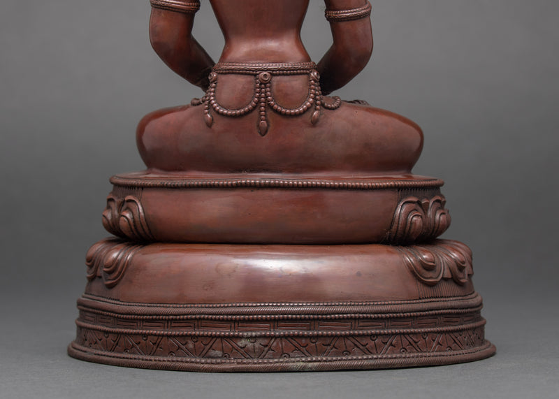 Amitayus Bodhisattva Copper Statue | Himalayan Buddhist Art