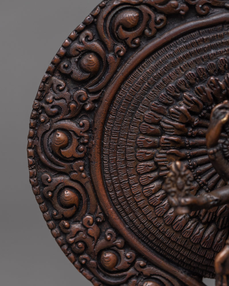1000 Armed Chenrezig Bodhisattva | Himalayan Buddhism Sculpture