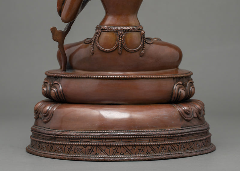 Manjushri Wisdom Deity Sculpture | Hand Crafted Buddhist Art