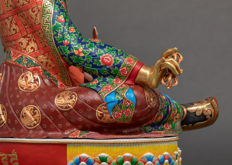 Large Guru Padmasambhava Statue | Tibetan Buddhist Artwork