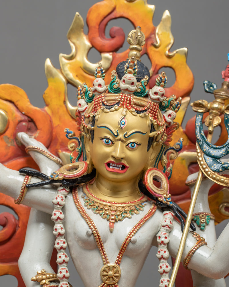 Rare Sukhasiddhi Statue | Traditional Buddhist The Wisdom Dakini Art
