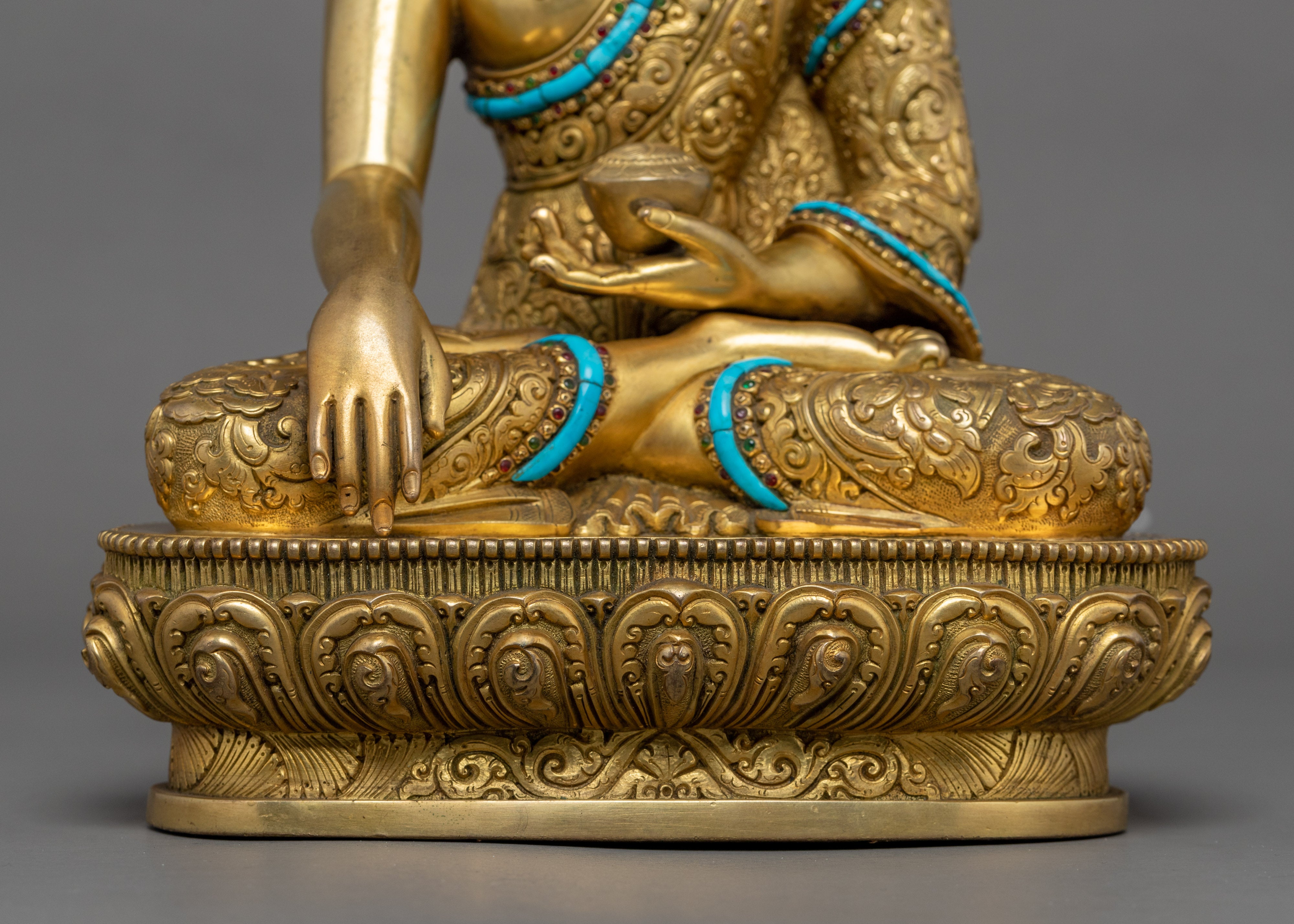 Shakyamuni Buddha Tibetan Sculpture | Traditional Himalayan Art