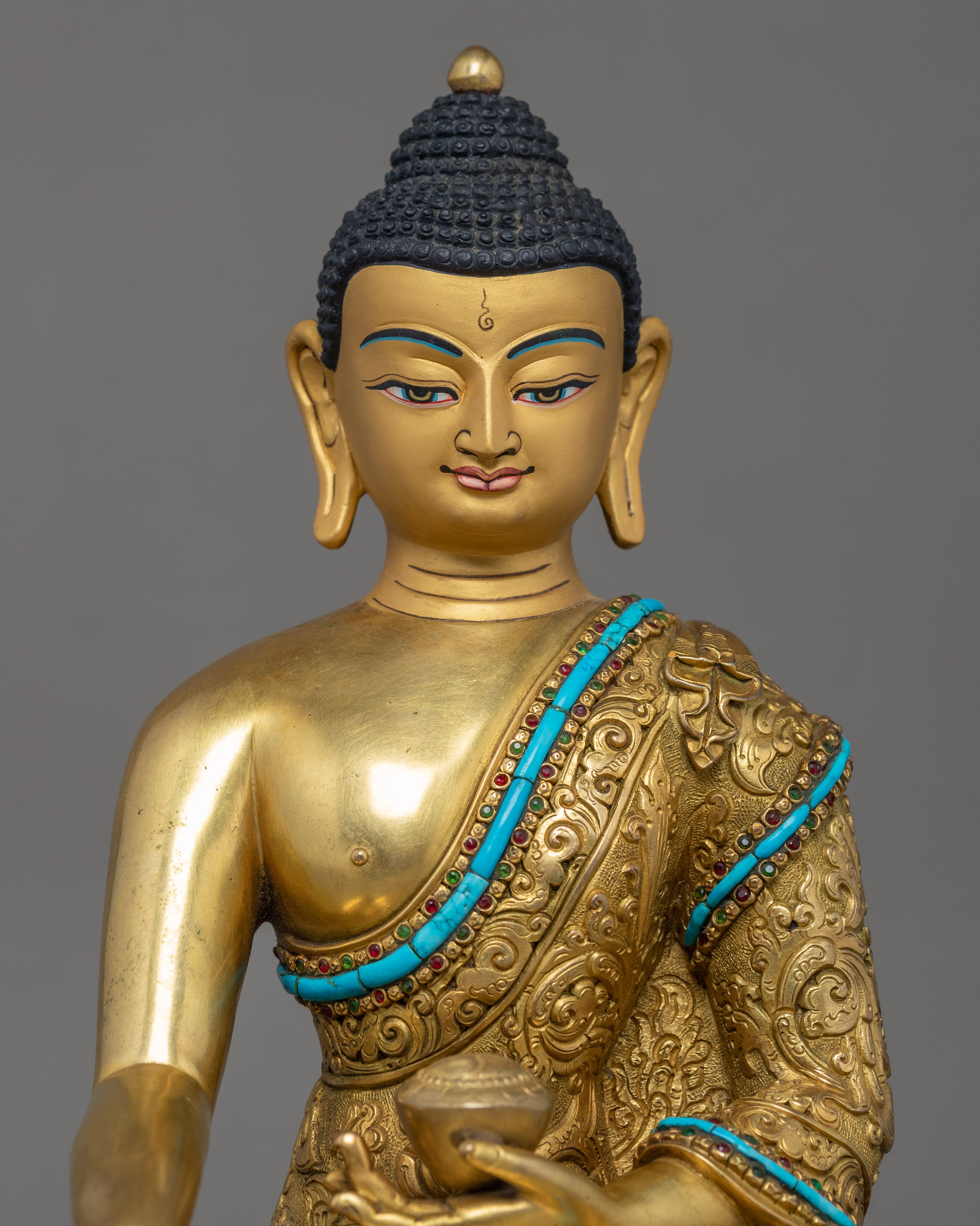 Shakyamuni Buddha Tibetan Sculpture | Traditional Himalayan Art