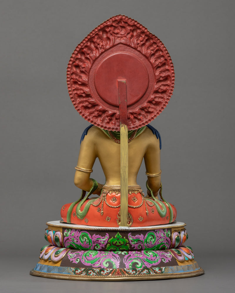 Siddhartha Gautama Art |  Gold Glided Himalayan Statue