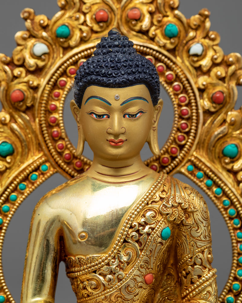 Three Wise Buddhas Set Statue | Traditional Himalayan Artwork