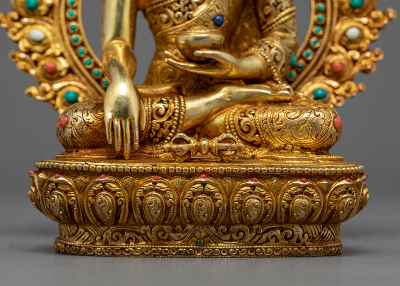 Three Wise Buddhas Set Statue | Traditional Himalayan Artwork