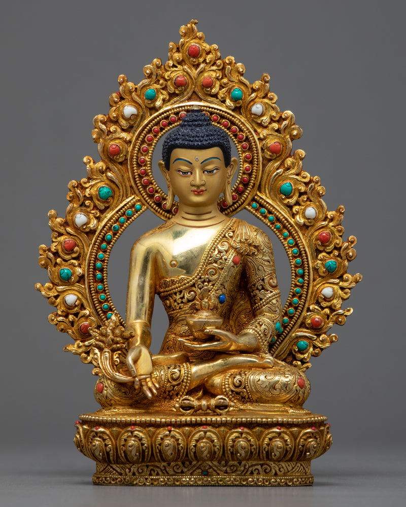 Three Wise Buddhas Set Statue | Traditional Himalayan Artwork