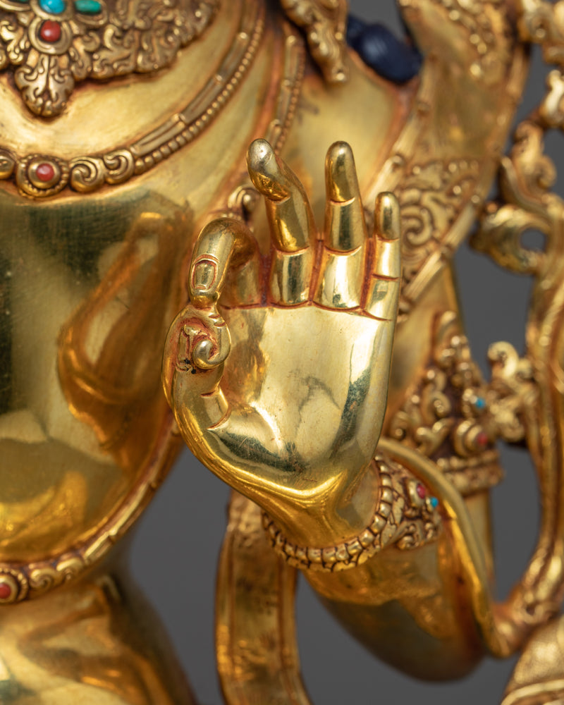 Manjushri Art | Himalayan Bodhisattva Statue