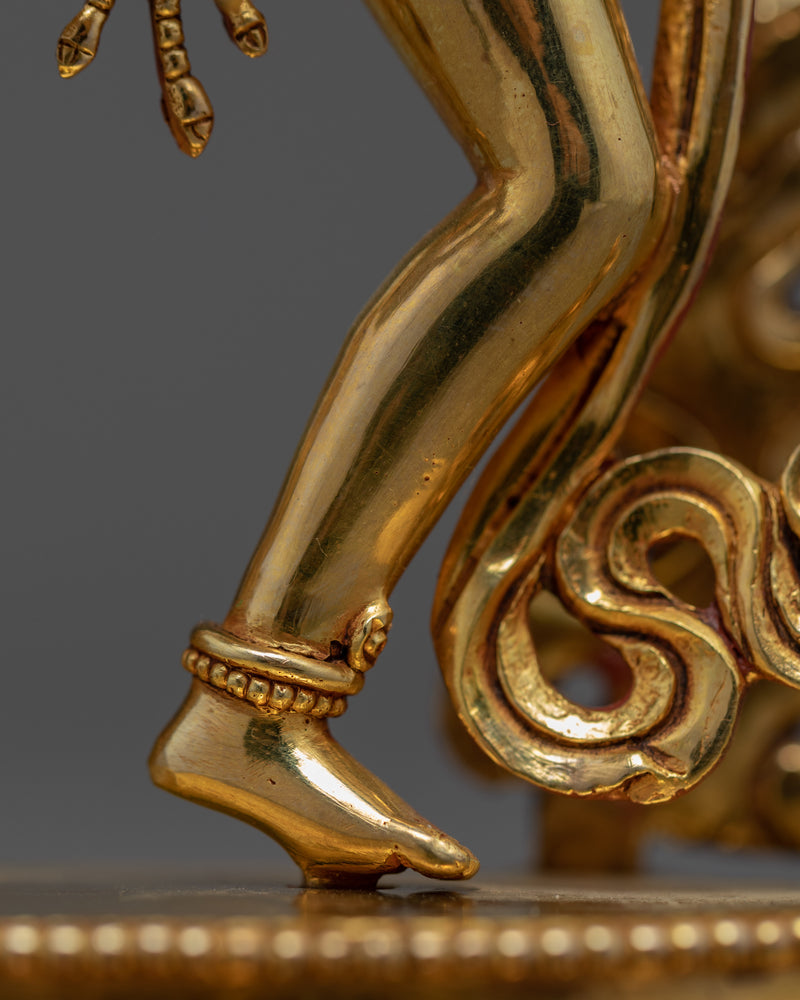 Machig Labdron Gold Statue | Tibetan Buddhist Female Master & Yogini