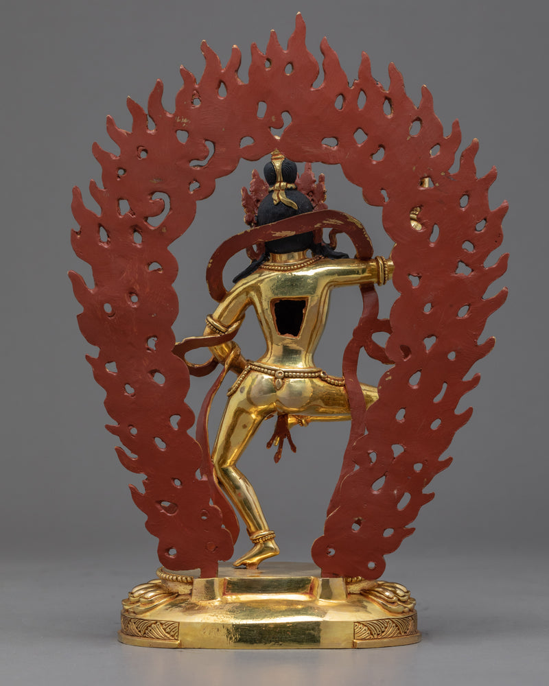 Machig Labdron Gold Statue | Tibetan Buddhist Female Master & Yogini