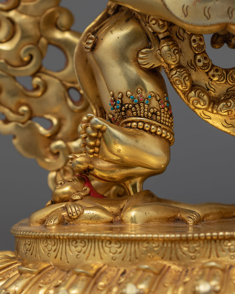 Vajrakilaya Yidam Statue | Buddhist Wrathful Deity