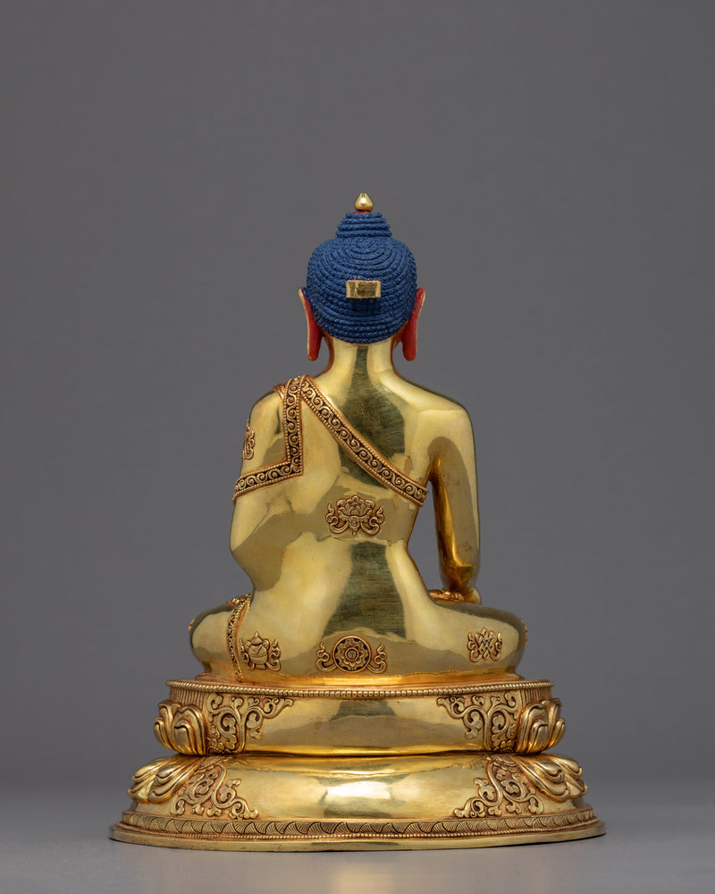 Siddhartha Buddha Gautama | Gold Plated Himalayan Art