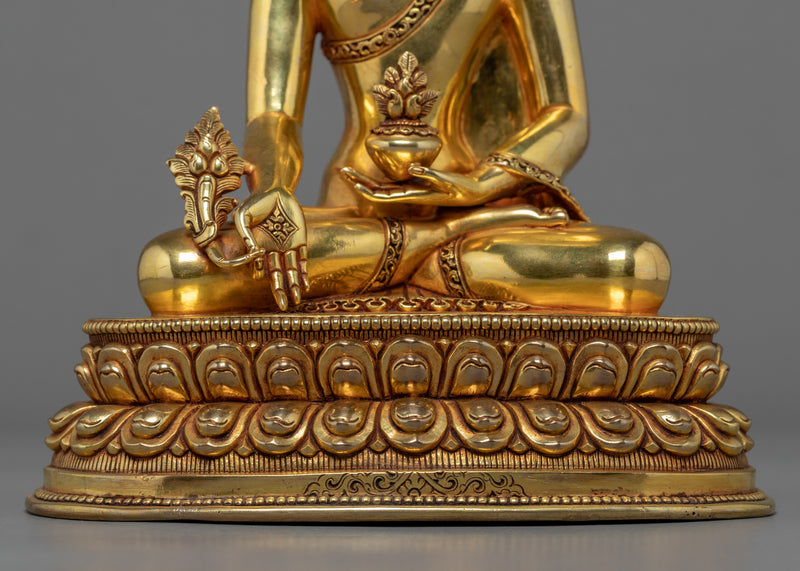 Medicine Buddha Sculpture Craft | Traditional Buddhist Art