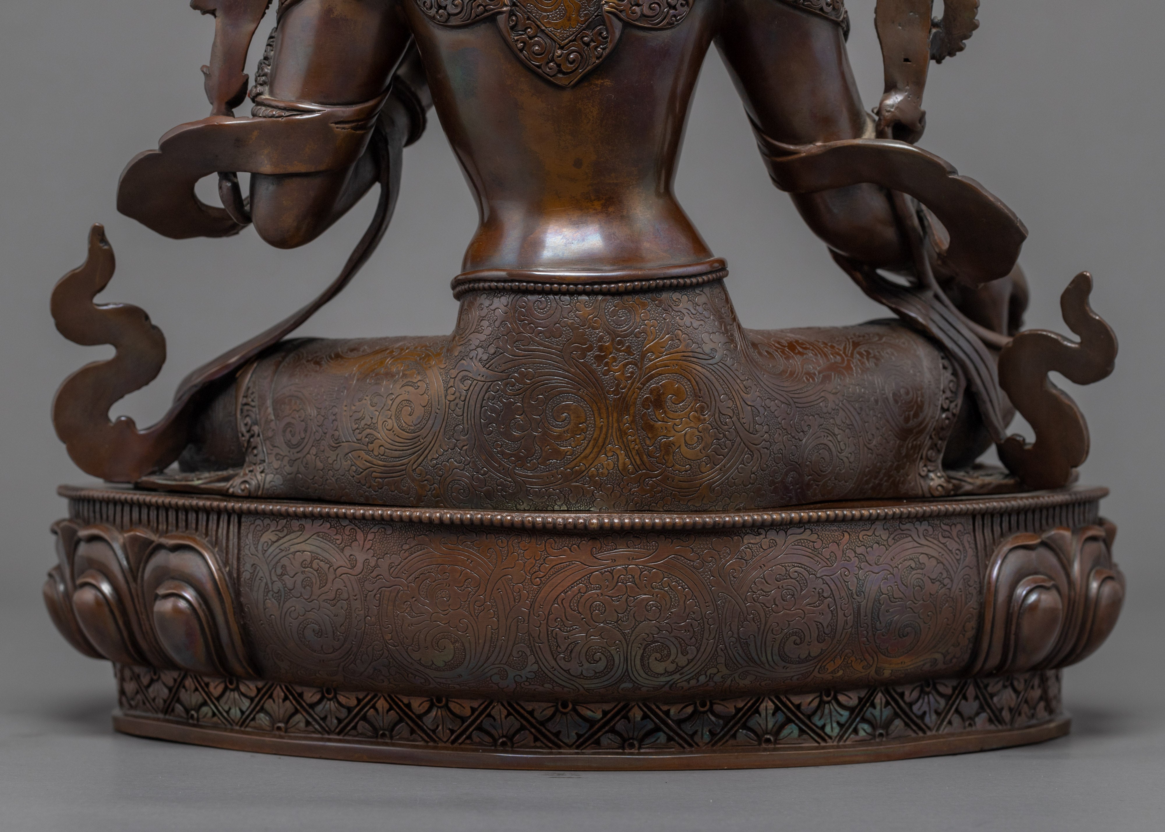 Green Tara Indoor Sculpture | Female Buddha Art