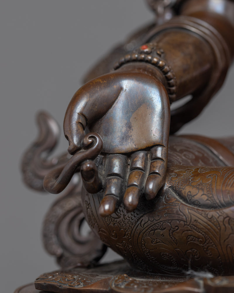 Green Tara Indoor Sculpture | Female Buddha Art