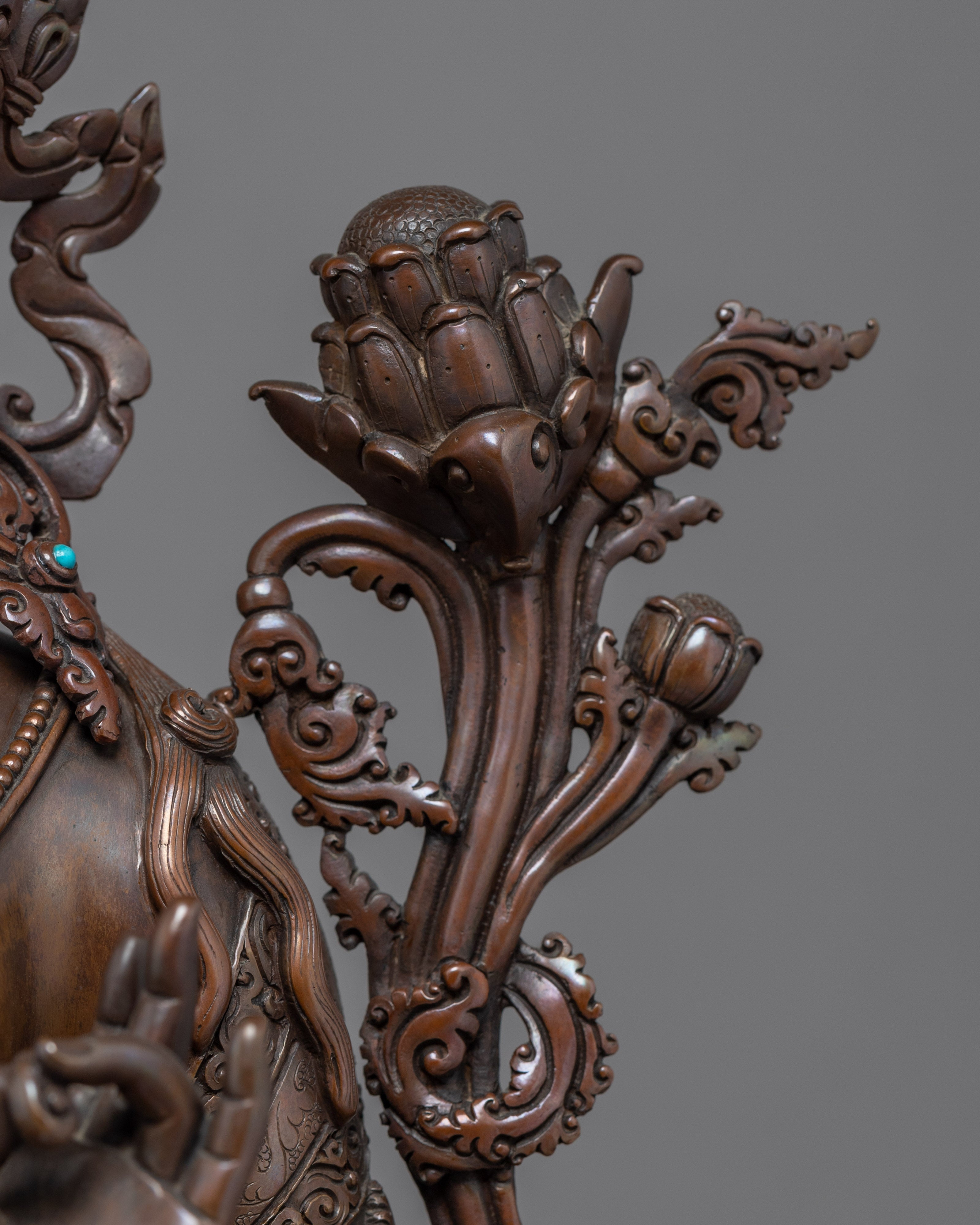Green Tara Indoor Sculpture | Female Buddha Art