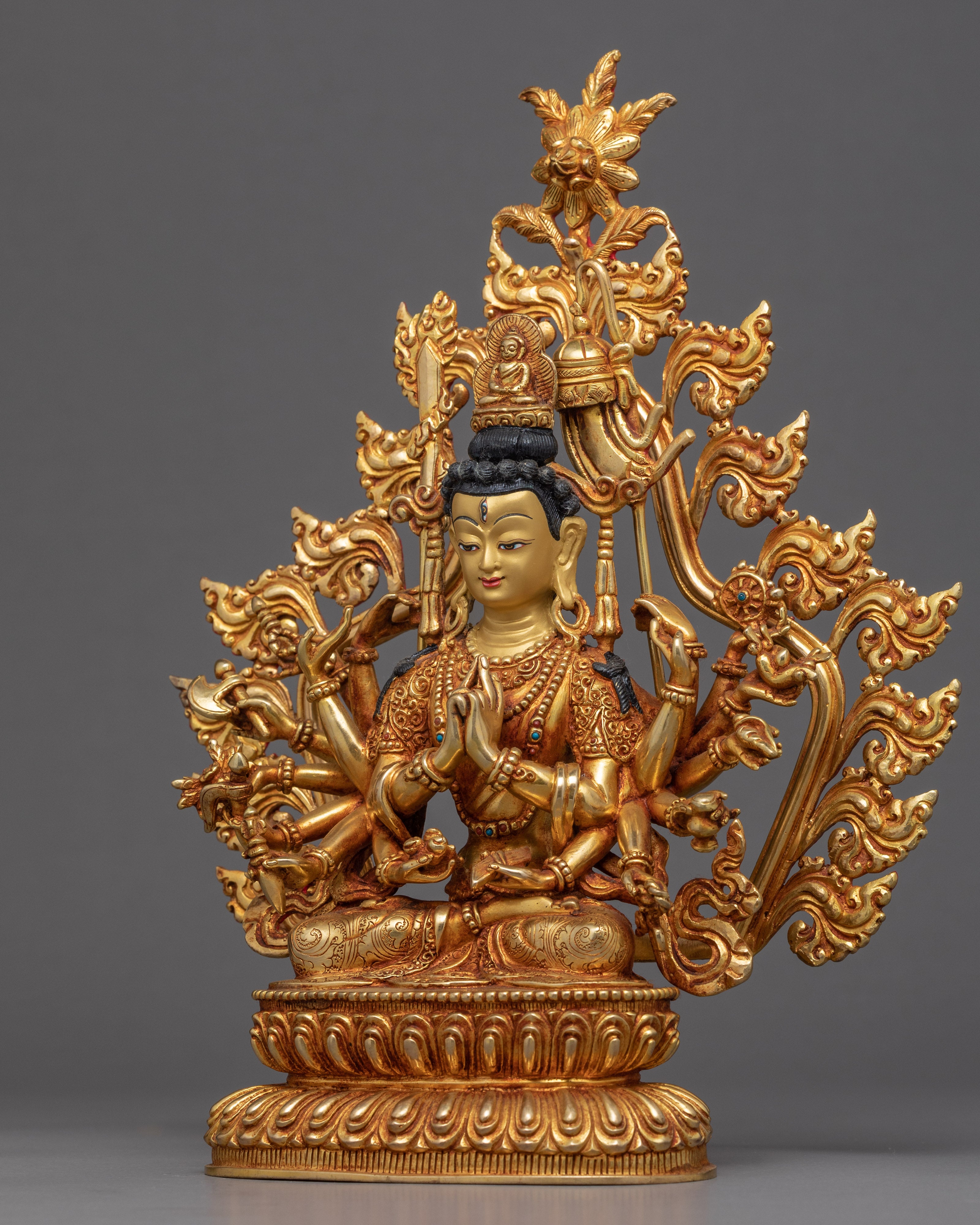 Cundi Statue | Hand-Carved Buddhist Deity Art