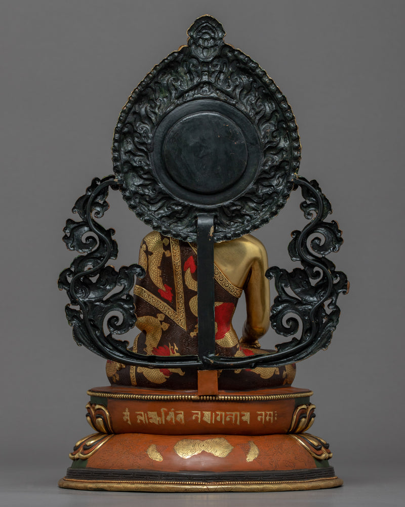 Buddha Shakyamuni Statue | Traditional Himalayan Tibet Art