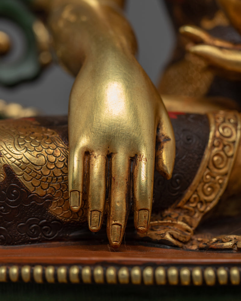 Buddha Shakyamuni Statue | Traditional Himalayan Tibet Art