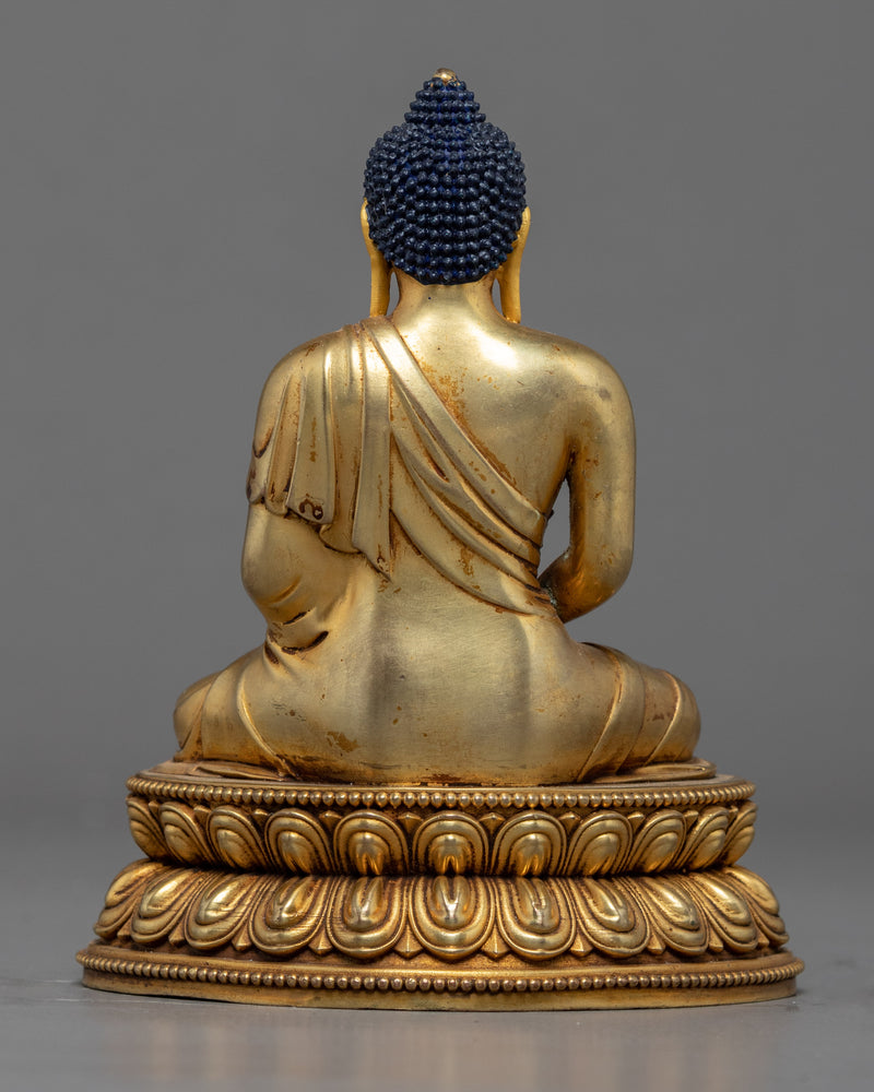 Seated Buddha Amitabha Sculpture | Traditional Tibetan Art