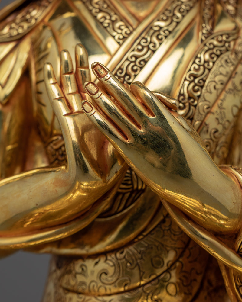 Je Tsongkhapa Statue for Meditation and Ritual | "The Man From Tsongkha" Art