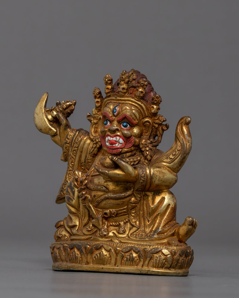Mahakala Bernagchen Sculpture | Traditional Tibetan Art